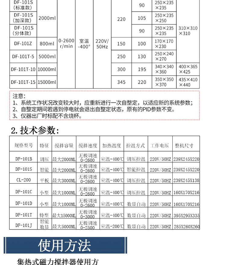 DF-101T15L集熱式磁力攪拌器(圖6)