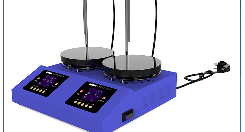 2工位 ZNCL-BS*180MM特氟龍磁力攪拌器加熱板(圖22)